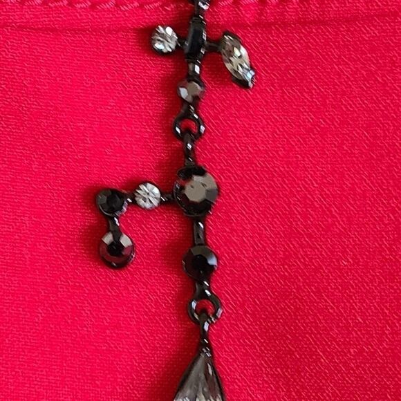 Cookie Lee Black Austrian Crystal Necklace - Picture 4 of 7